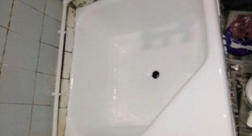 Обновление душевого поддона акрилом | Сколково